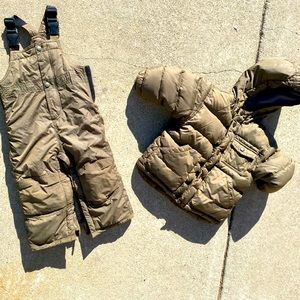 Baby Gap snow bib and jacket set size 18-24 months